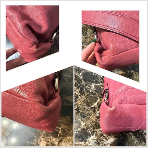 💕 Coach Ashley Pink Leather Satchel | Crossbody + Shoulder - Picture 15 of 15